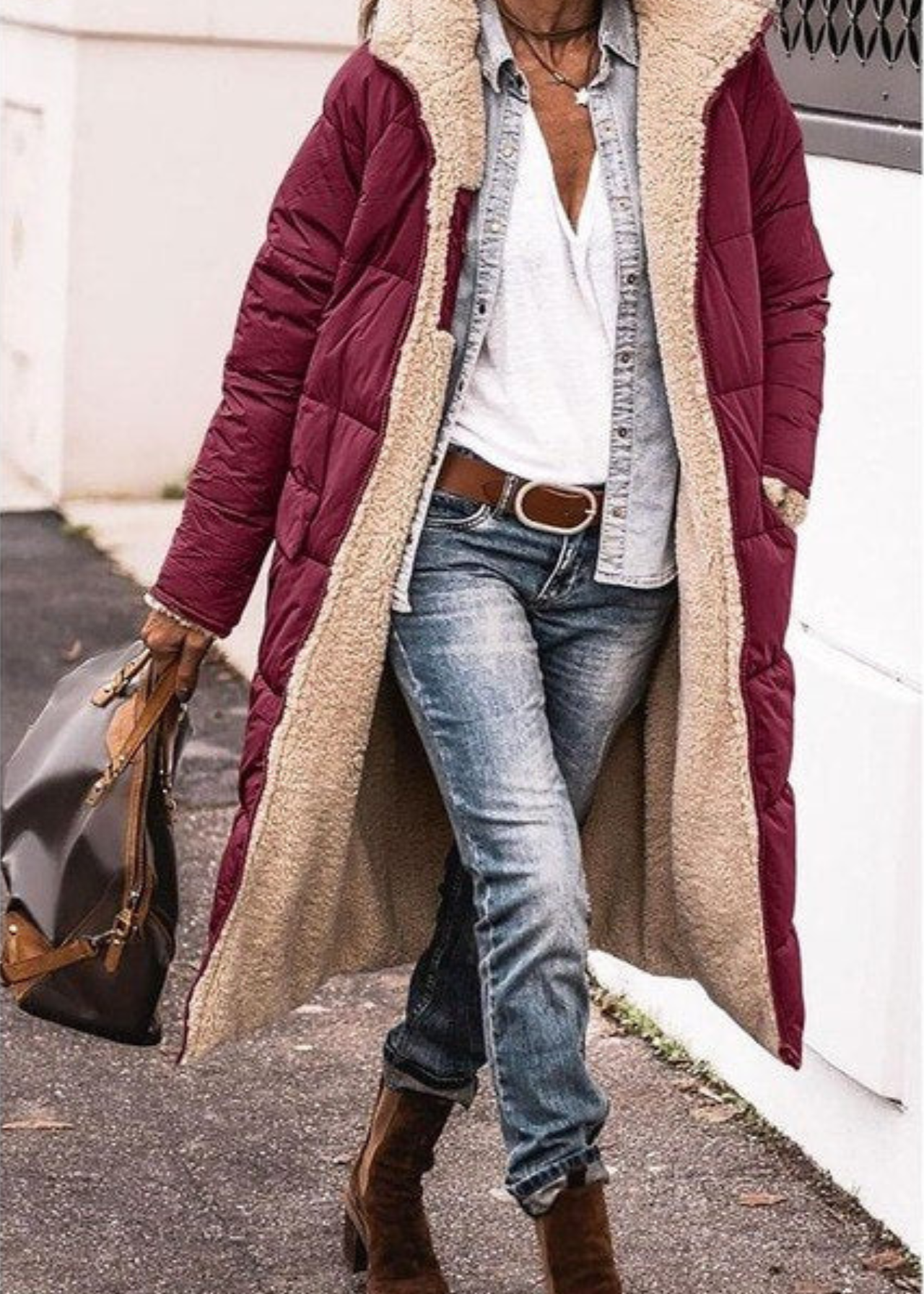 CELIA | REVERSIBLE WOOL-BLEND COAT
