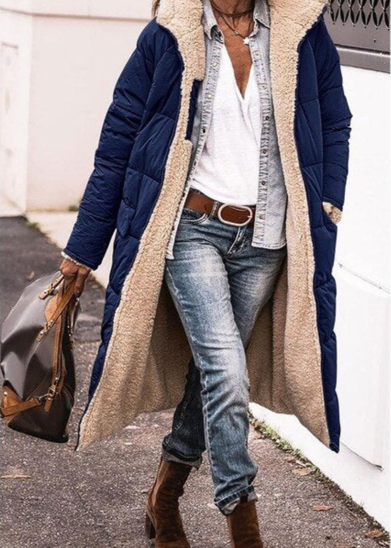 CELIA | REVERSIBLE WOOL-BLEND COAT